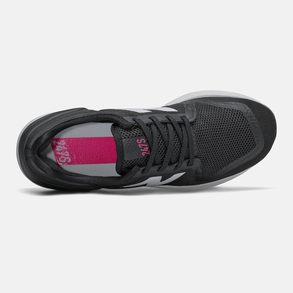 Black/Exuberant Pink 247S New Balance Shoes