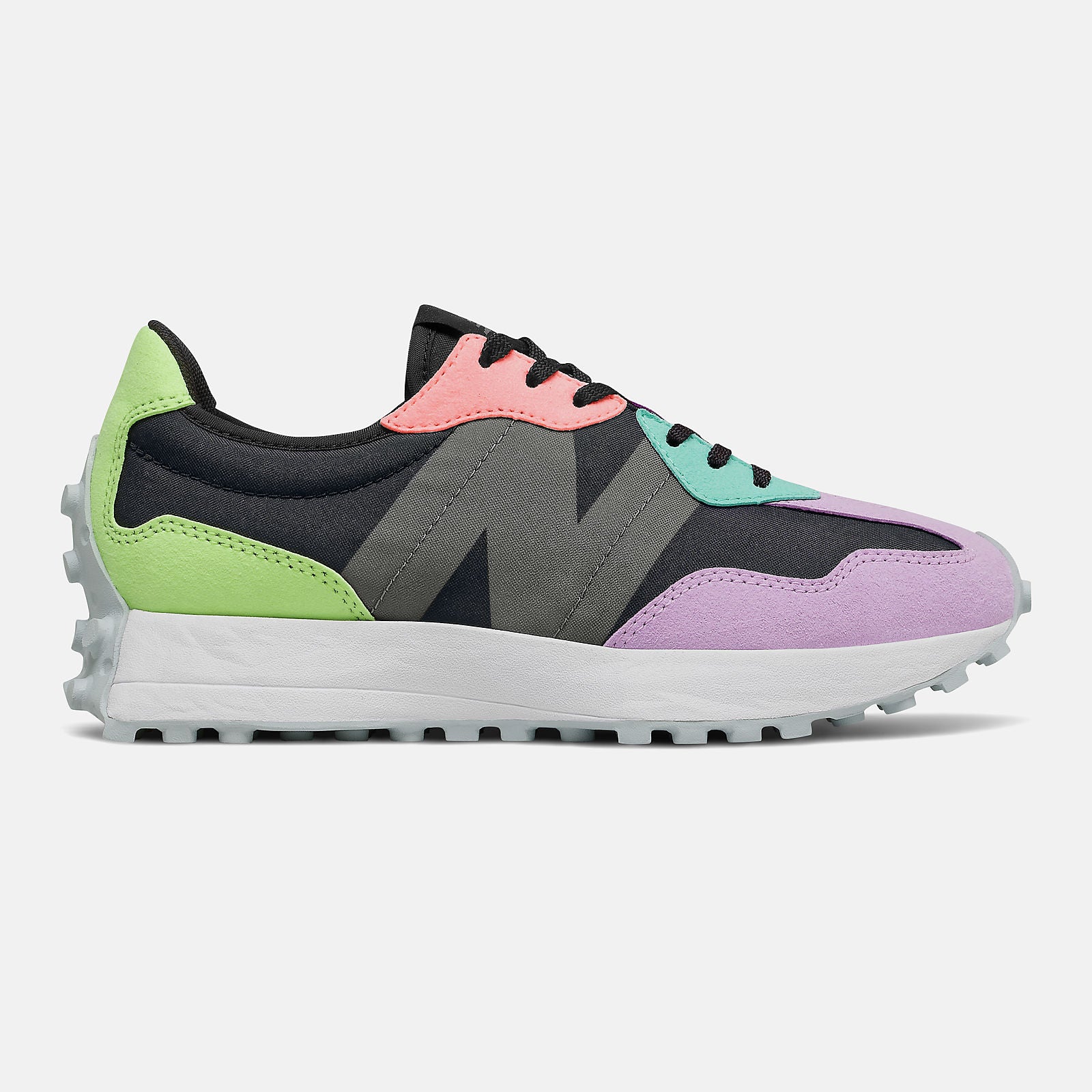 Black/Dark Violet 327 New Balance Shoes
