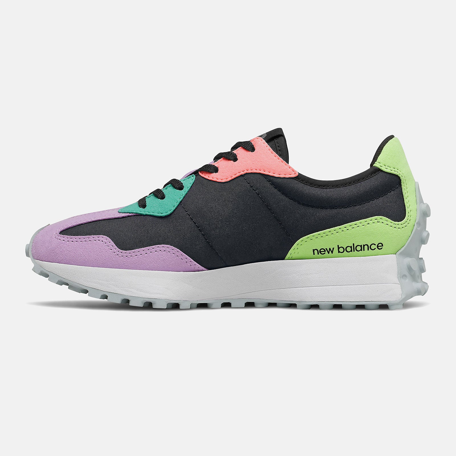 Black/Dark Violet 327 New Balance Shoes