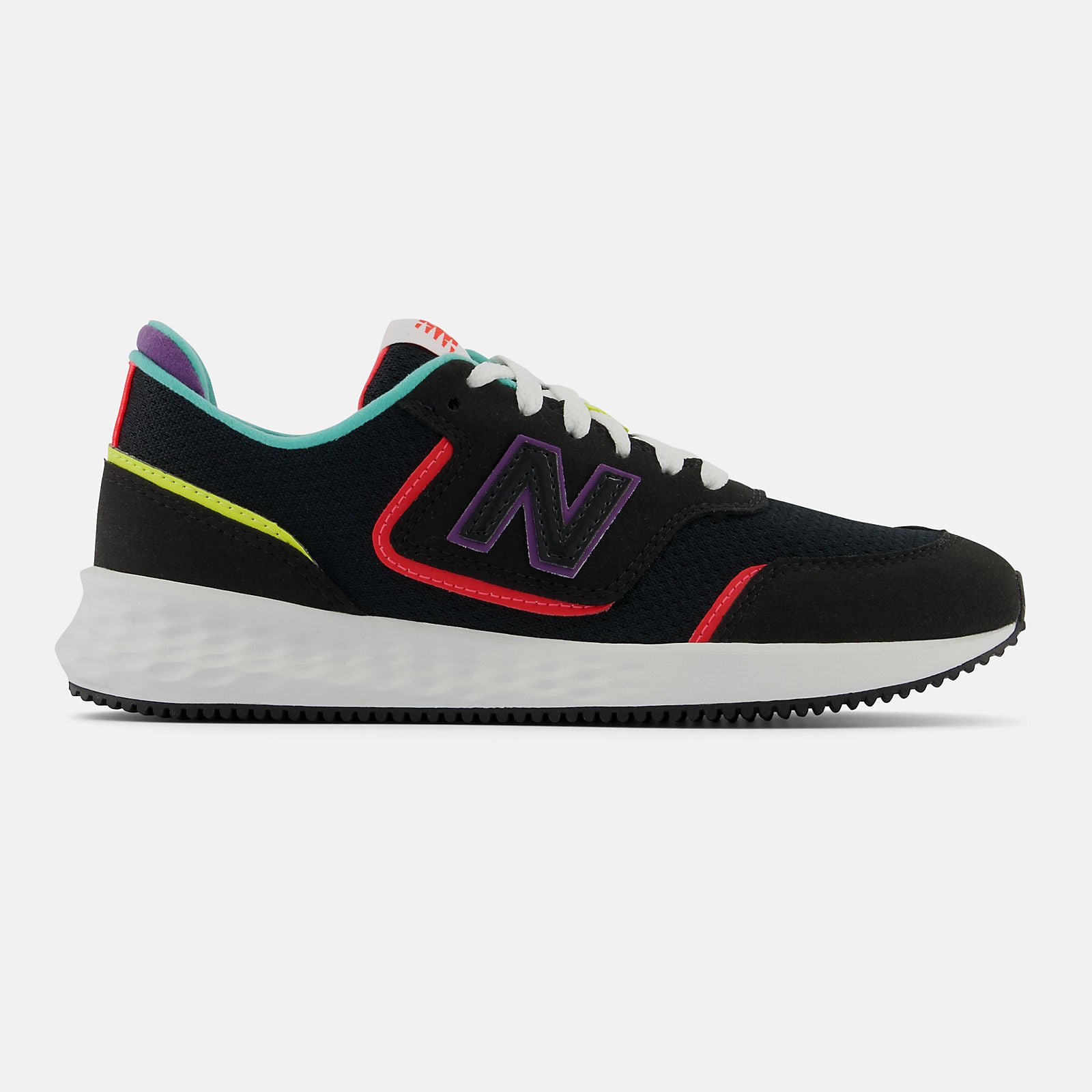 Black/Vivid Coral X-70 New Balance Shoes