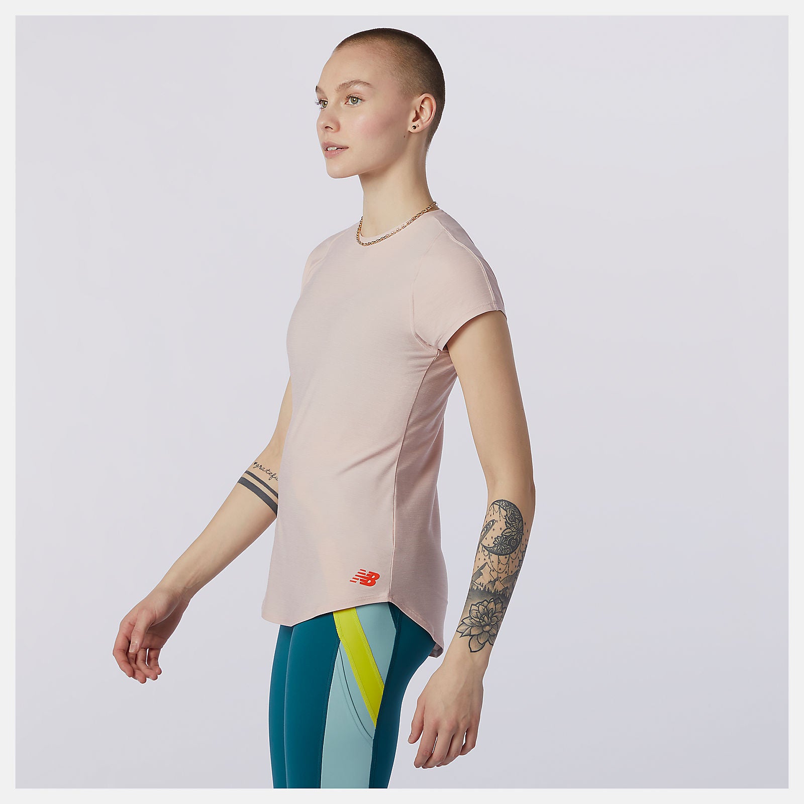 Oyster Pink Transform Perfect T New Balance Clothing