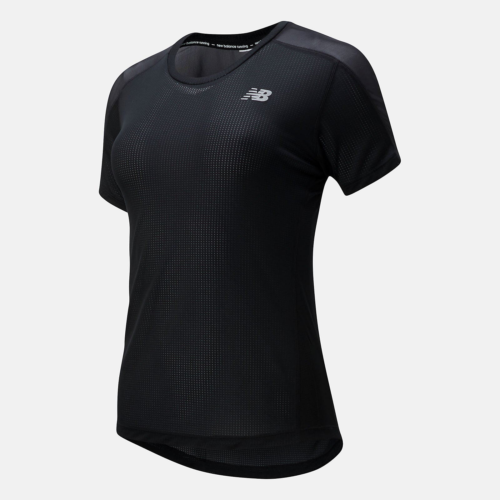 Black Impact Run Short Sleeve New Balance Clothing