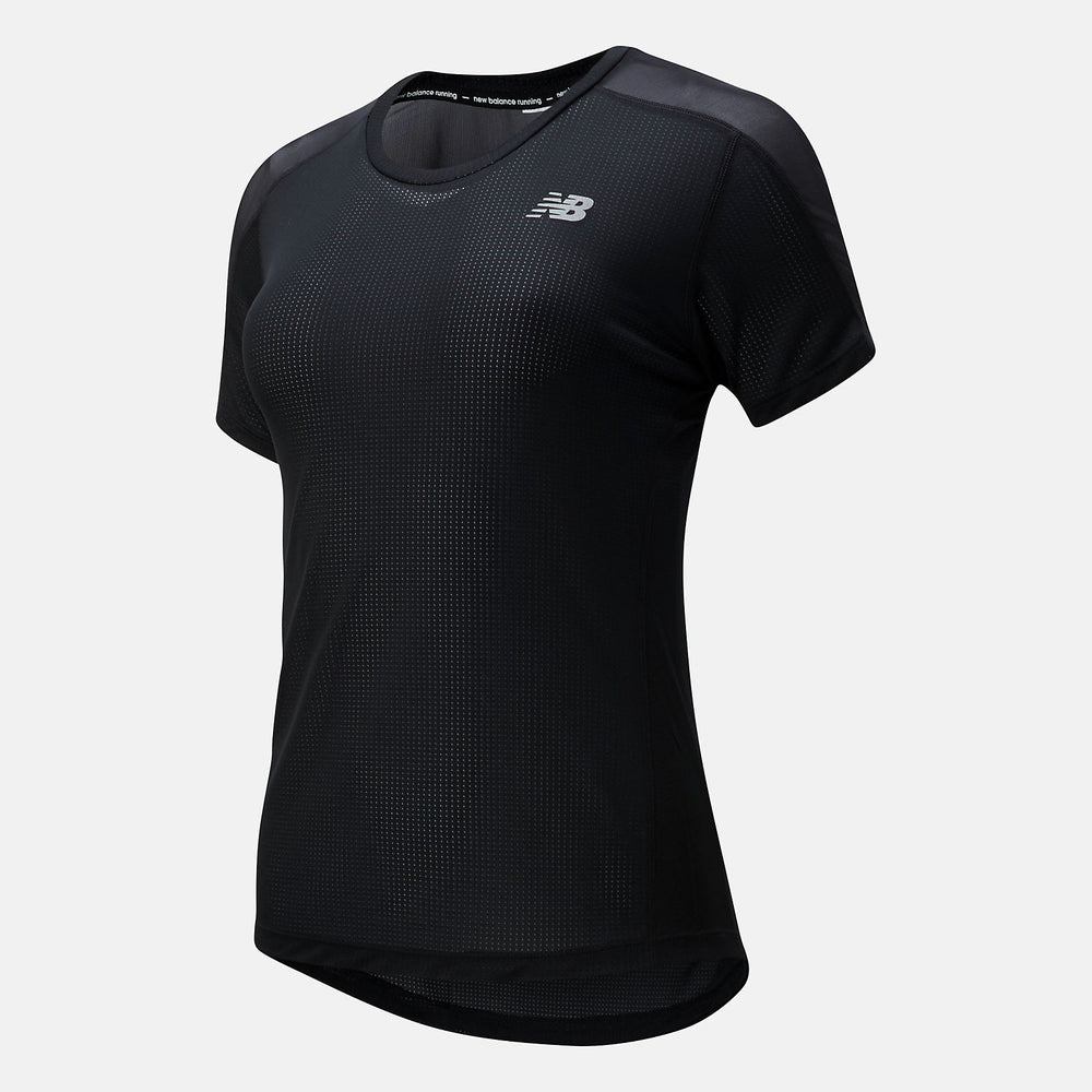 Black Impact Run Short Sleeve New Balance Clothing