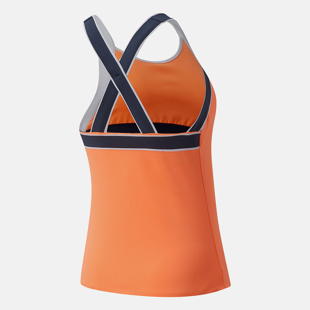 Orange Tournament Tank New Balance Clothing