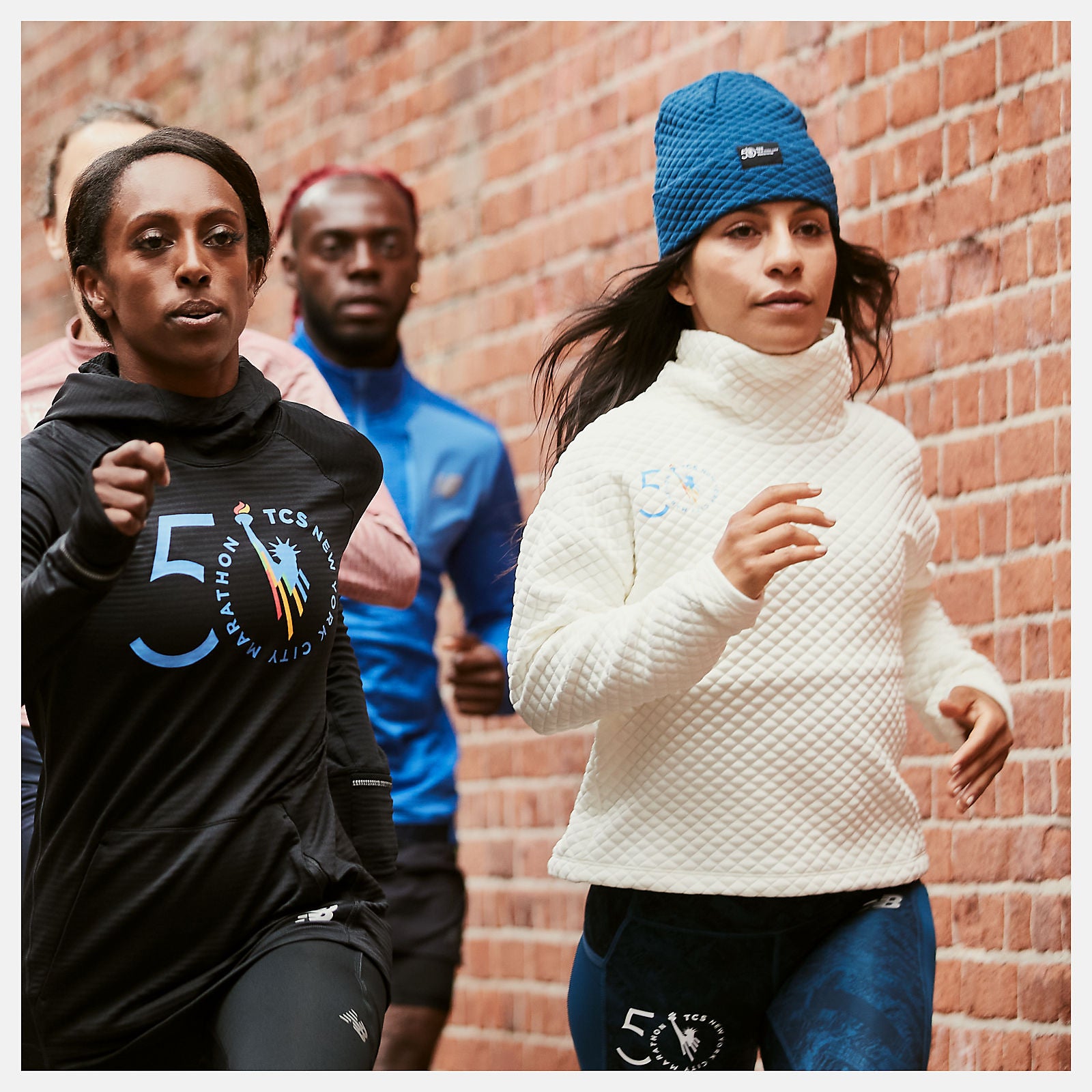 Sea Salt NYC Marathon NB Heat Loft Funnel New Balance Clothing