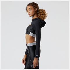 Black Syd Hooded Shrug New Balance Clothing