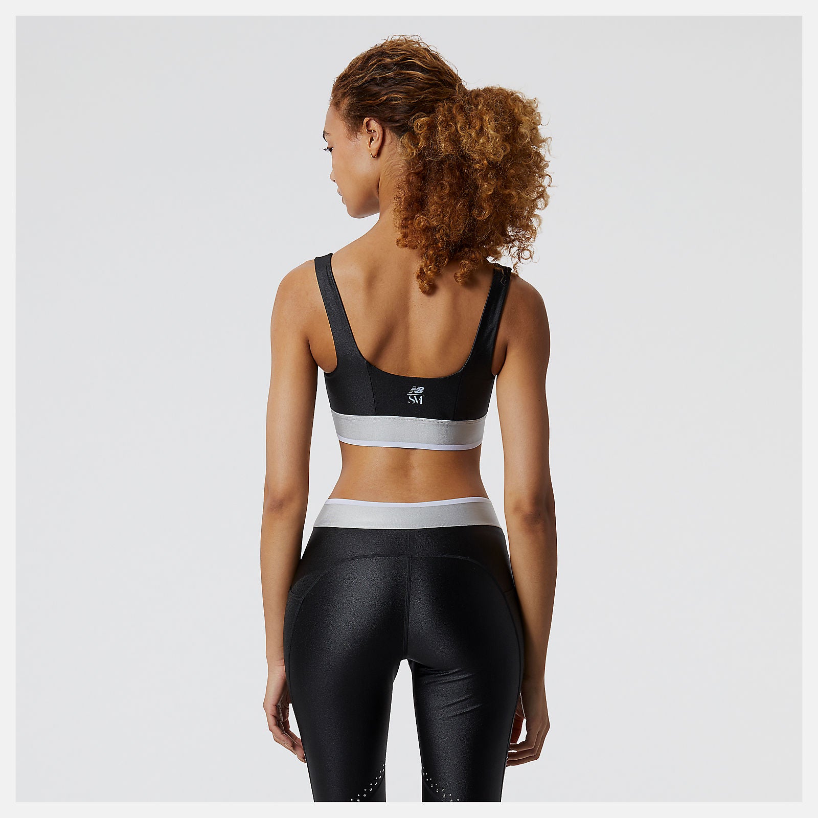 Black Syd Crop Bra New Balance Clothing