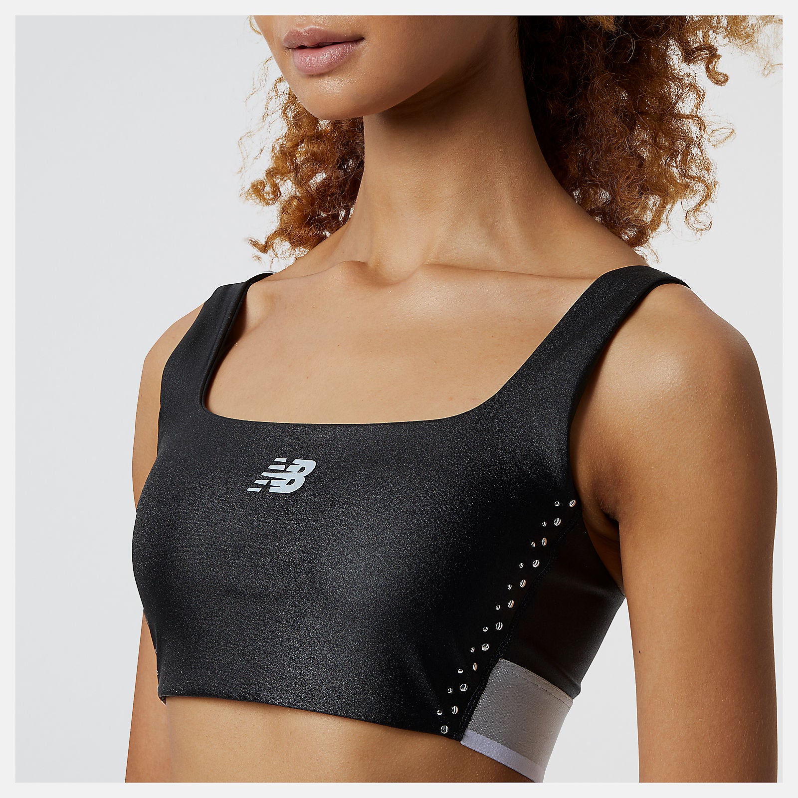 Black Syd Crop Bra New Balance Clothing