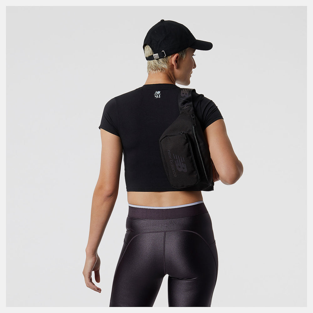 Black Syd Crop Tee New Balance Clothing