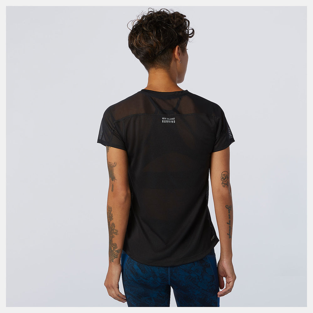 Black NYC Marathon Impact Run Short Sleeve New Balance Clothing