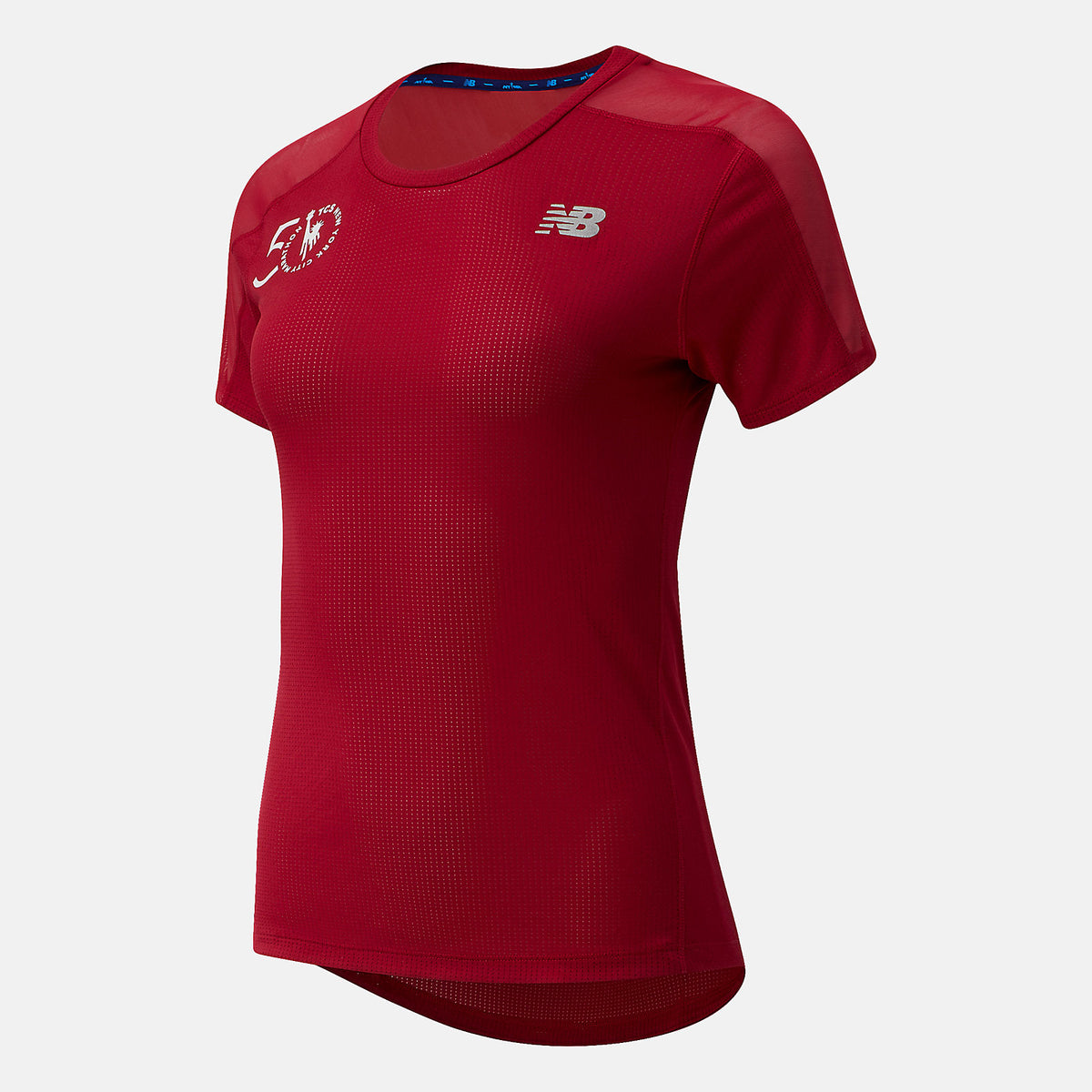 Neo Crimson NYC Marathon Impact Run Short Sleeve New Balance Clothing