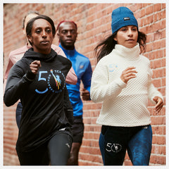 Black NYC Marathon NB Heat Grid Hoodie New Balance Clothing