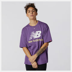Sour Grape NB Essentials Stacked Logo Tee New Balance Clothing