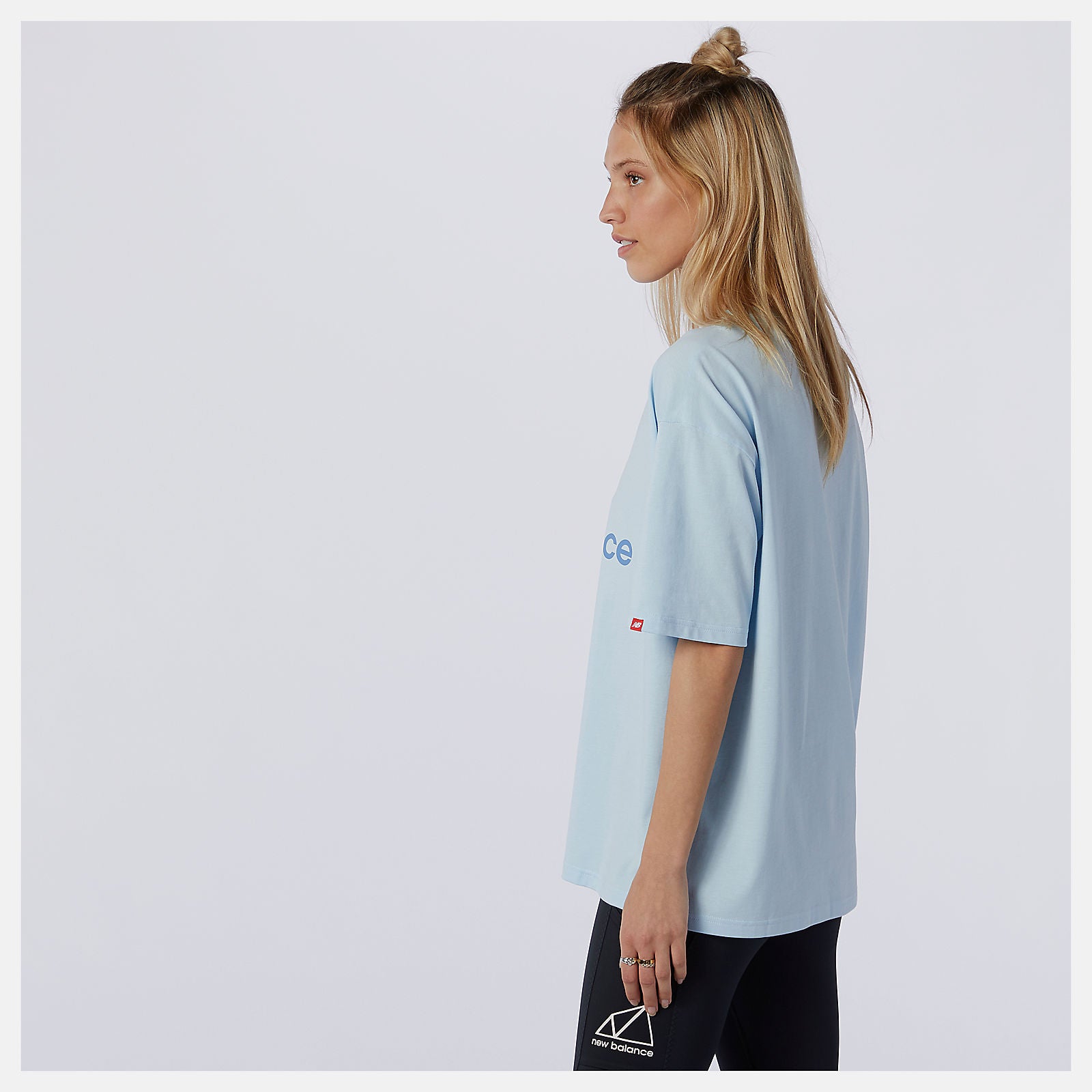 Uv Glo NB Essentials Stacked Logo Tee New Balance Clothing