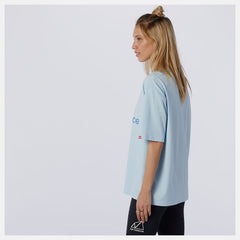 Uv Glo NB Essentials Stacked Logo Tee New Balance Clothing