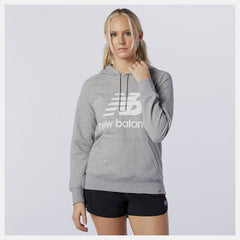 Athletic Grey NB Essentials Pullover Hoodie New Balance Clothing