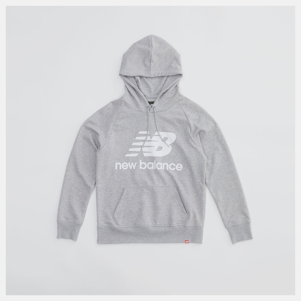 Athletic Grey NB Essentials Pullover Hoodie New Balance Clothing