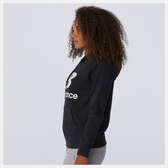 Black NB Essentials Pullover Hoodie New Balance Clothing