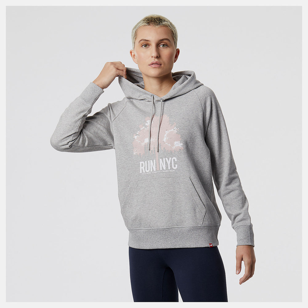 Athletic Grey NYC Marathon Essentials Pullover Hoodie New Balance Clothing
