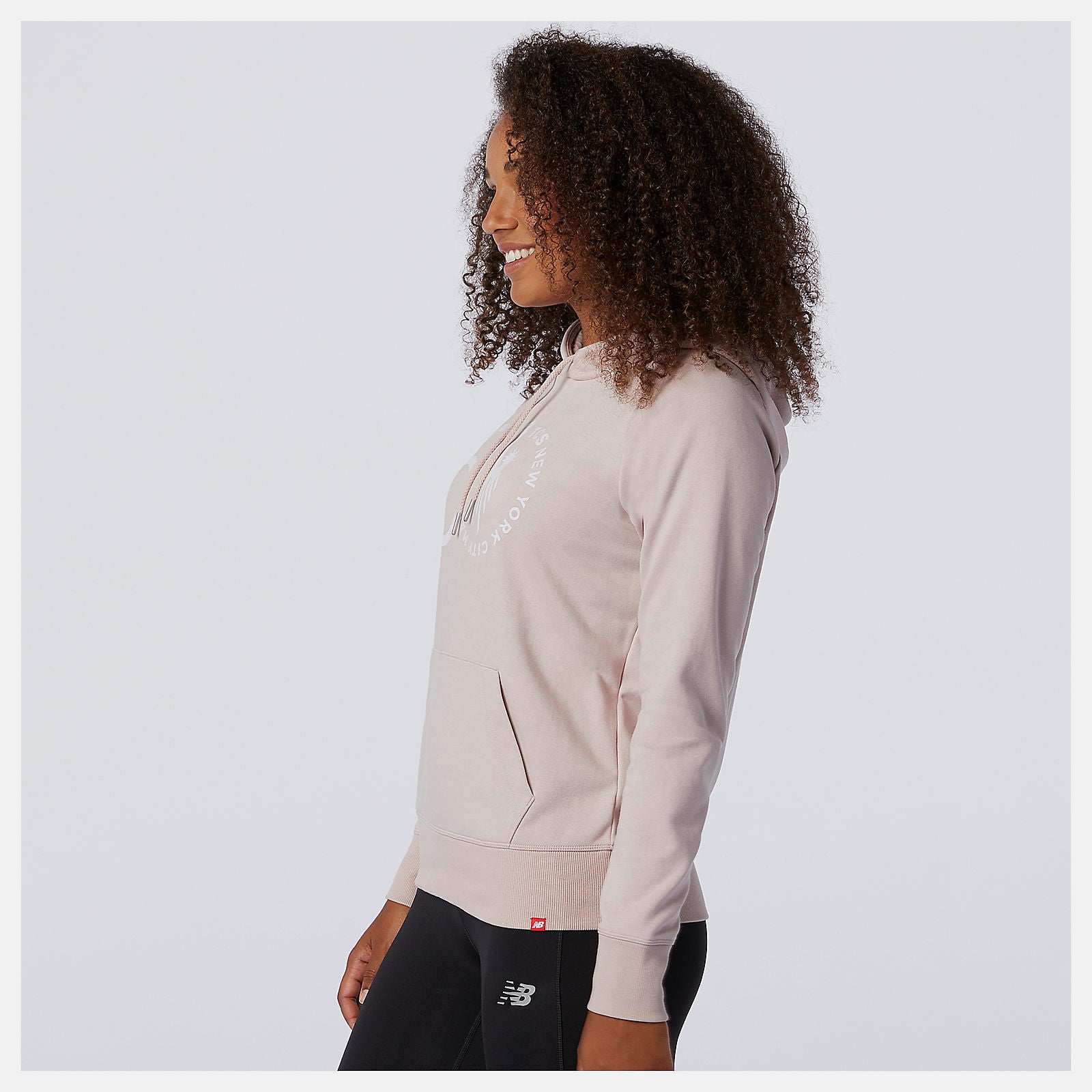 Saturn Pink NYC Marathon Essentials Pullover Hoodie New Balance Clothing