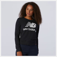 Black Essentials Crew New Balance Clothing
