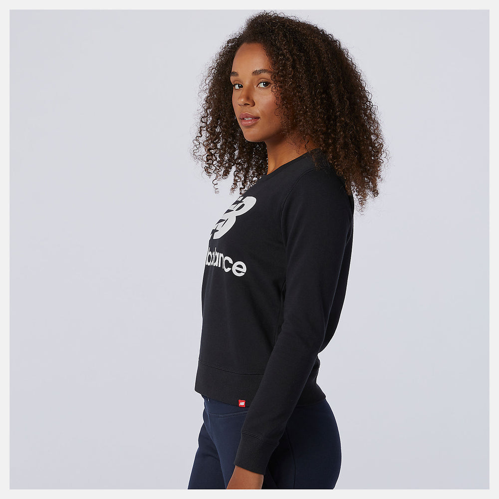 Black Essentials Crew New Balance Clothing