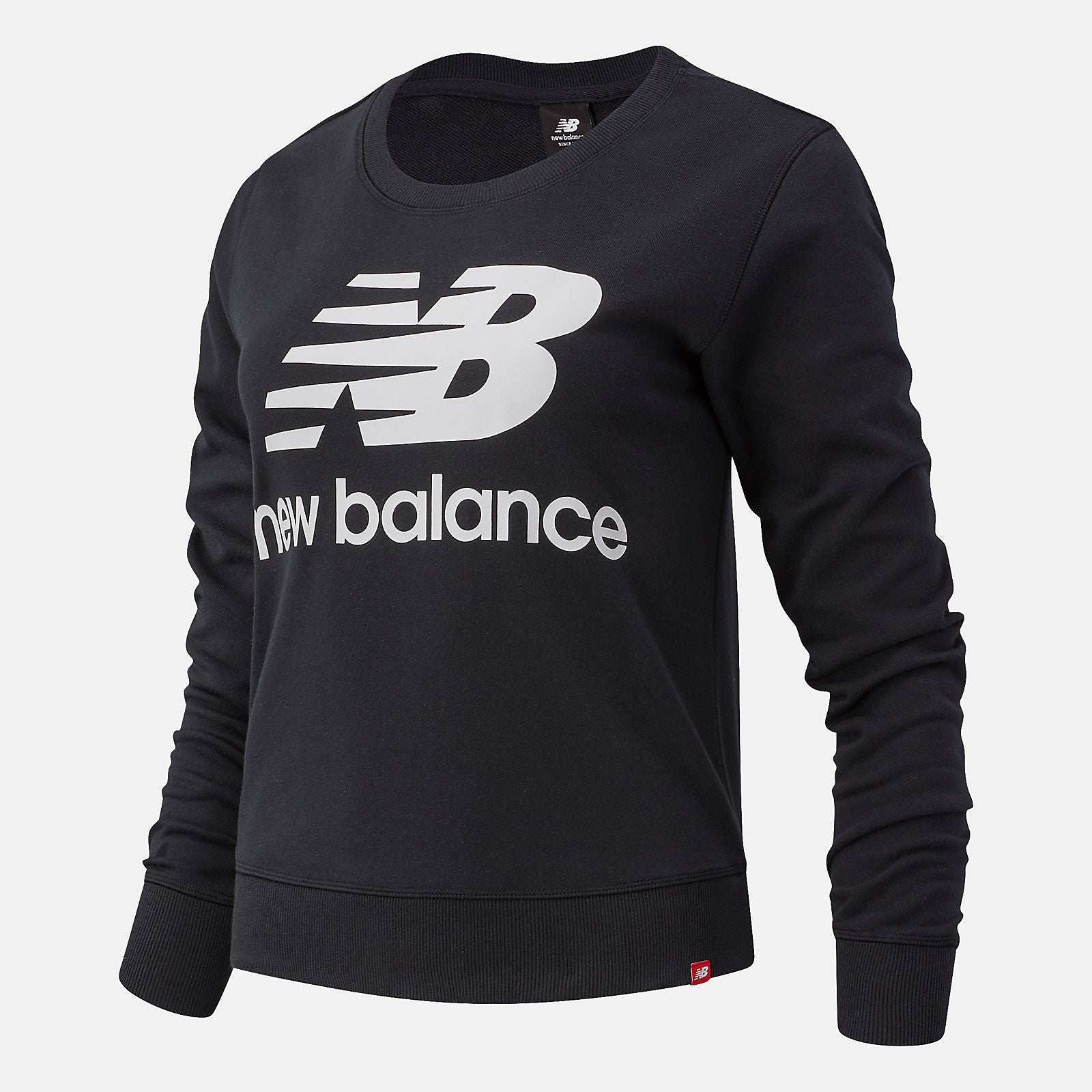 Black Essentials Crew New Balance Clothing