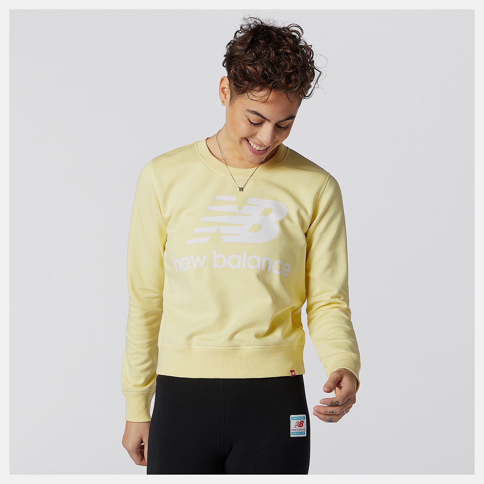 Lemon Haze Essentials Crew New Balance Clothing
