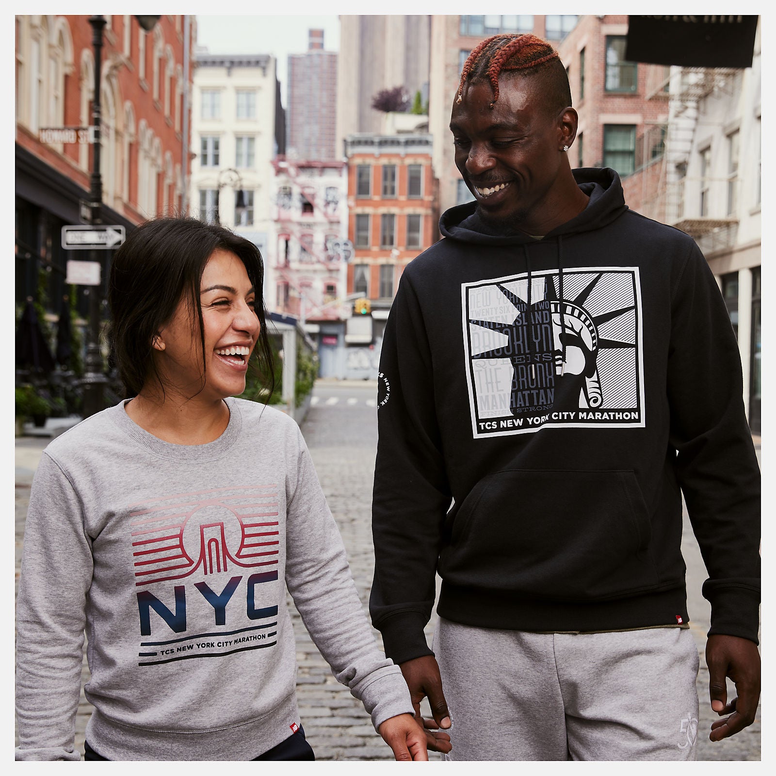 Athletic Grey NYC Marathon Essentials Crew New Balance Clothing