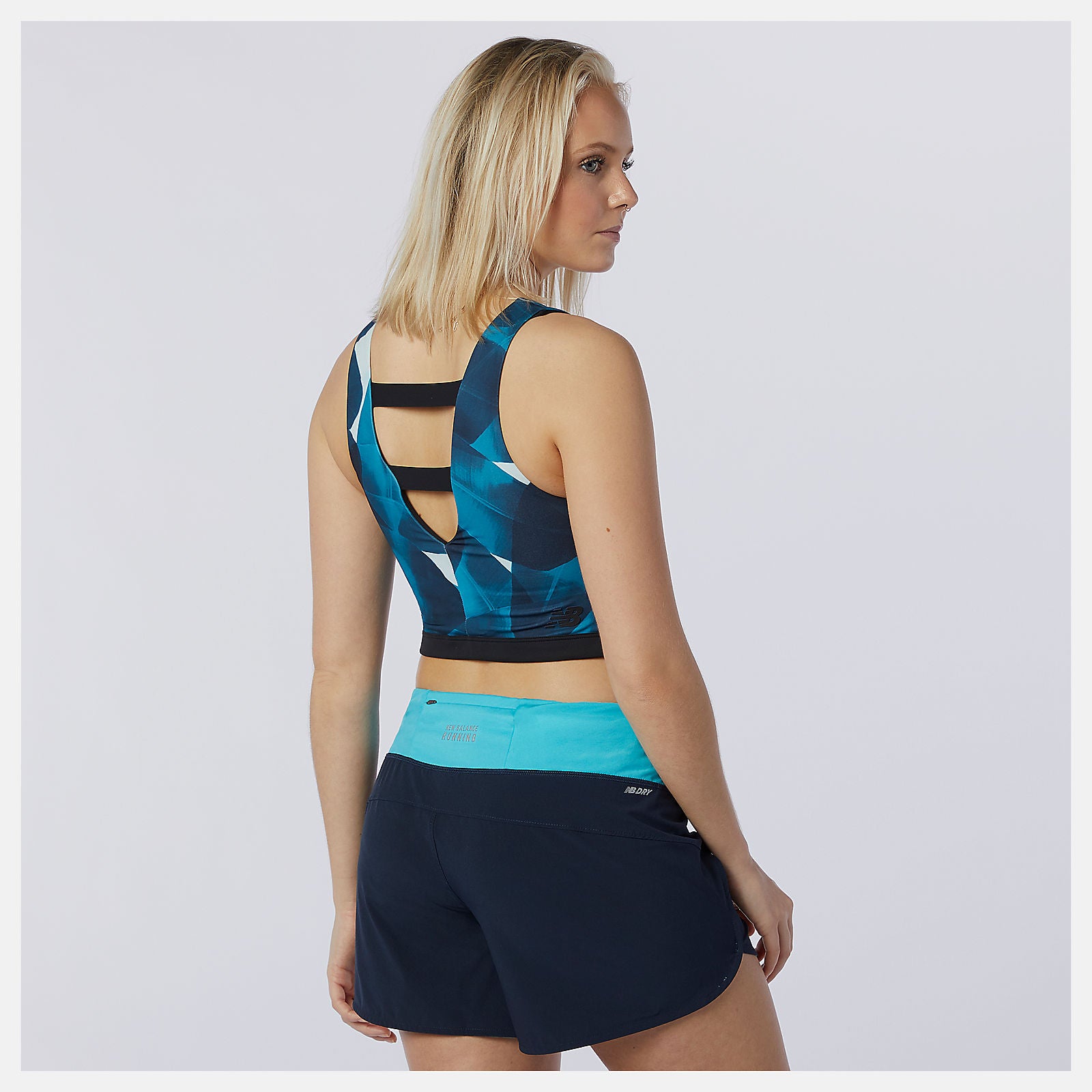 Deep Sky Transform NBSleek Printed Crop Top New Balance Clothing