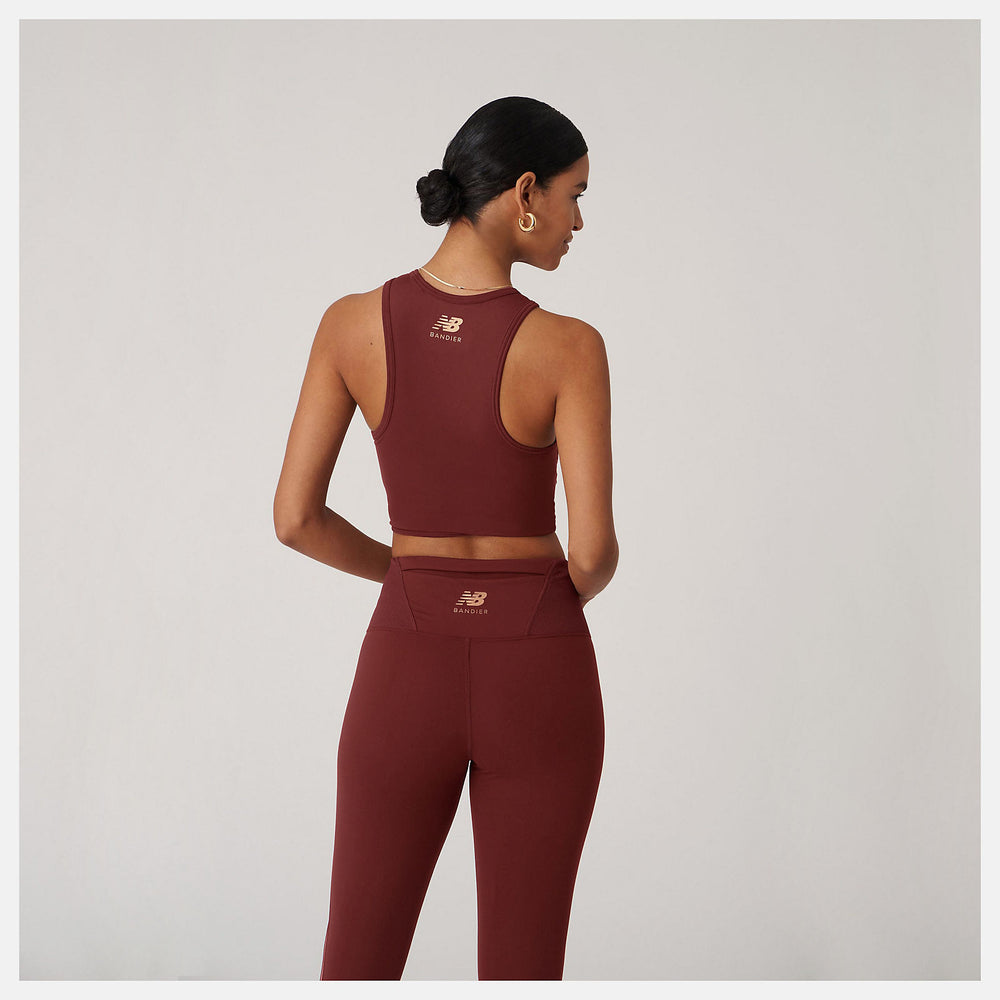 Deep Mauve Bandier Corset Tank New Balance Clothing