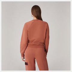 Terra Cotta Bandier Fleece Crew New Balance Clothing
