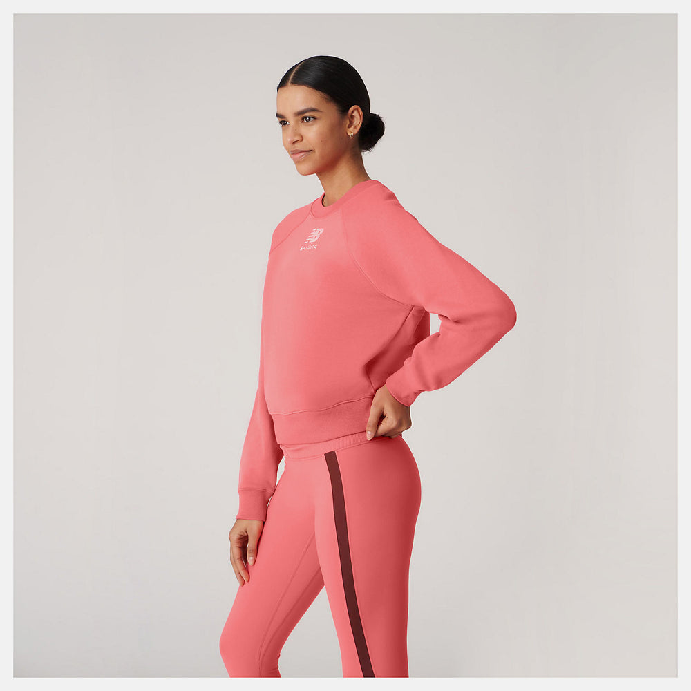 Watermelon Bandier Fleece Crew New Balance Clothing