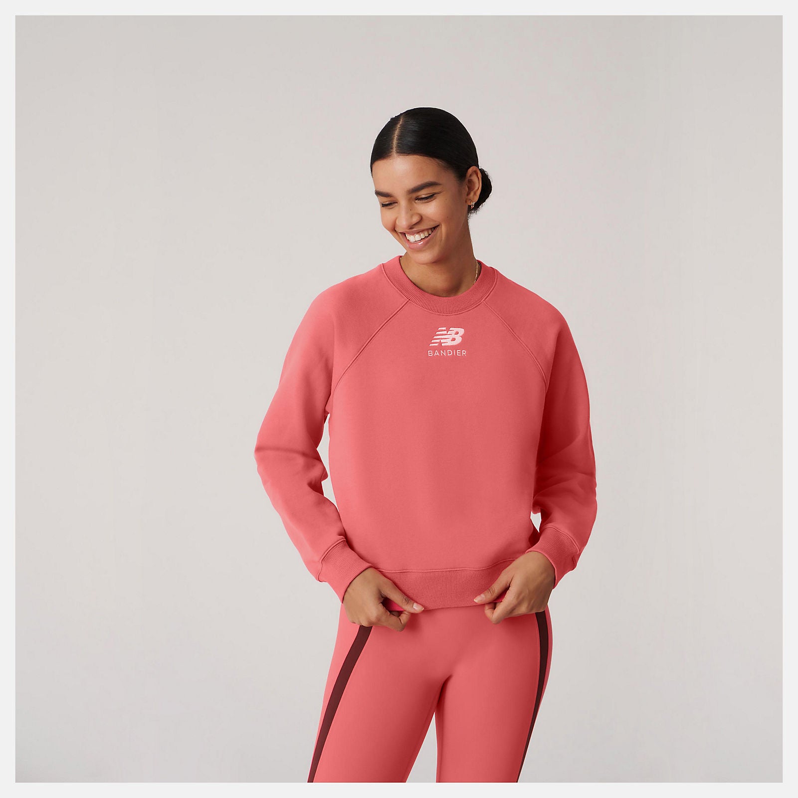 Watermelon Bandier Fleece Crew New Balance Clothing