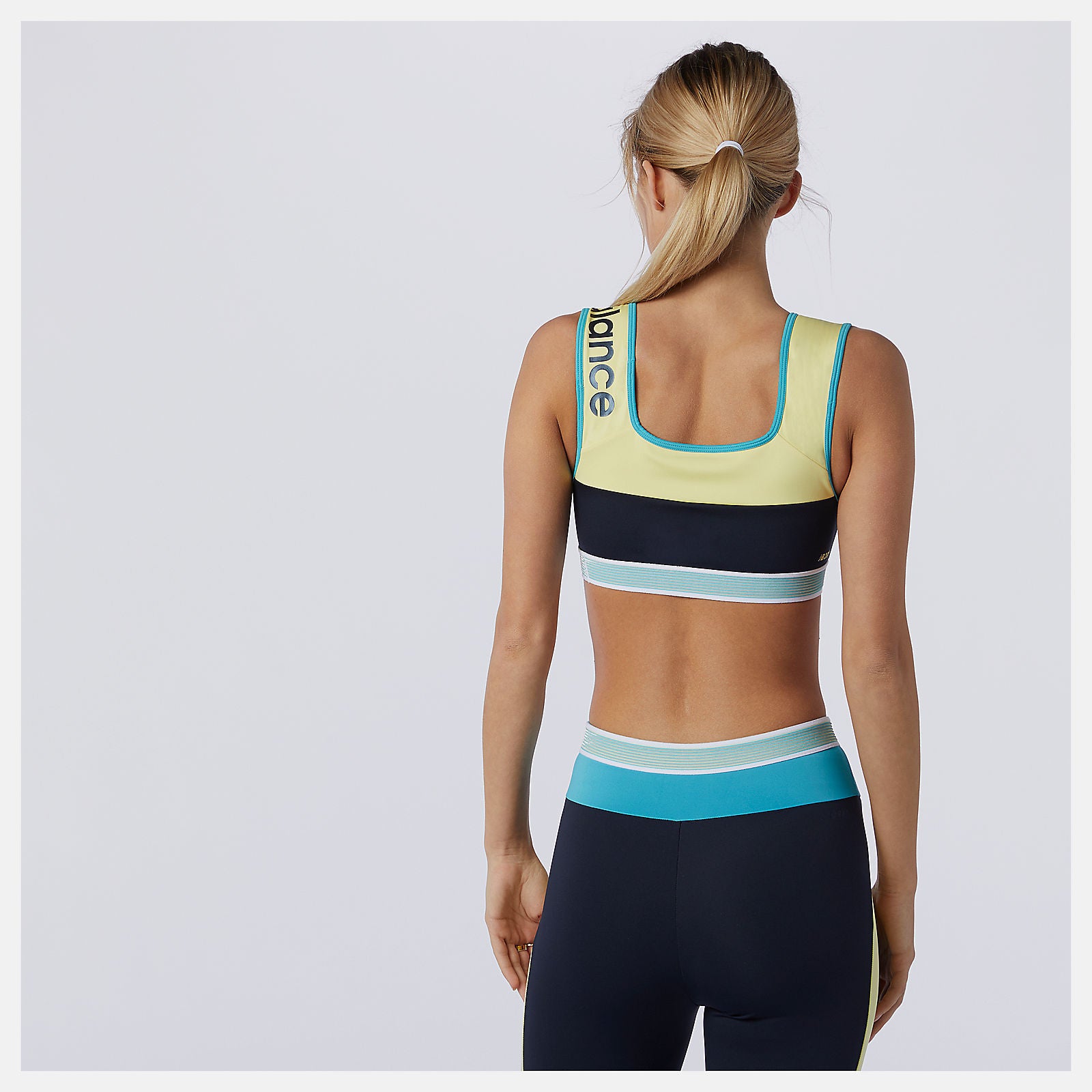 Lemon Achiever Remix Crop Top New Balance Clothing