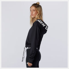 Black Relentless Cinched Hem Hoodie New Balance Clothing