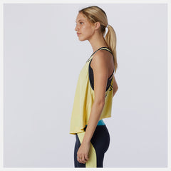 Lemon Haze Achiever Mesh Tank New Balance Clothing