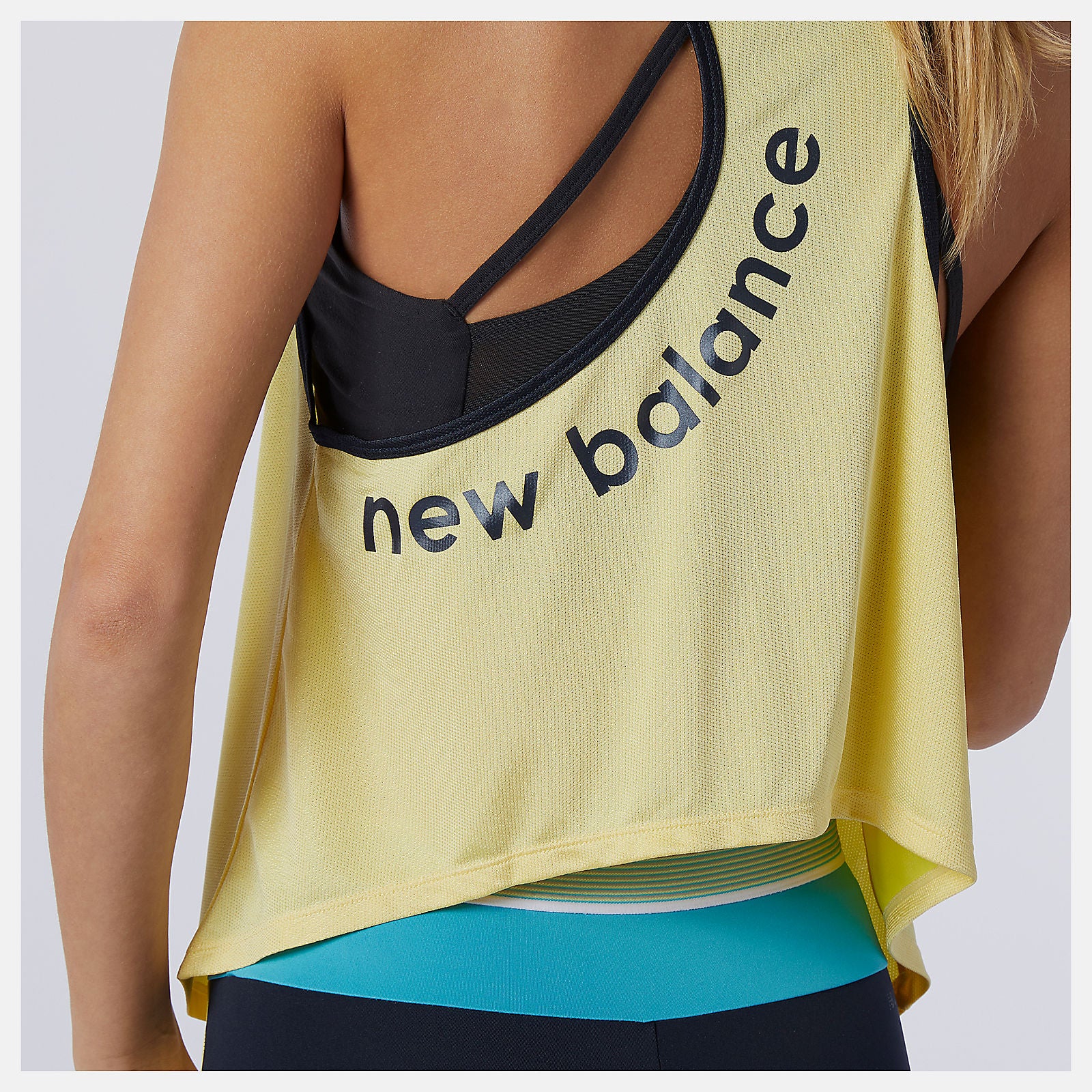 Lemon Haze Achiever Mesh Tank New Balance Clothing