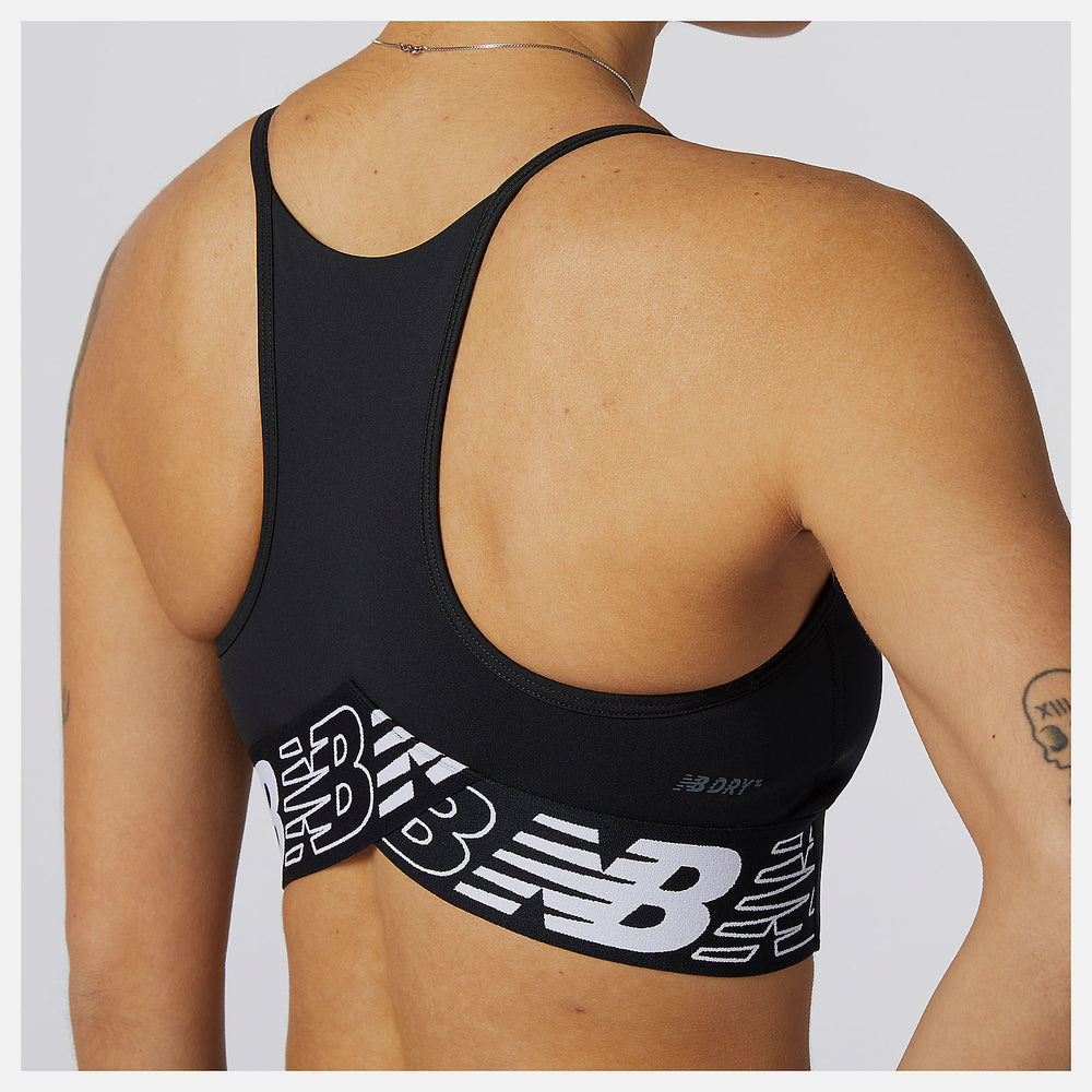 Black Relentless Crop Top New Balance Clothing