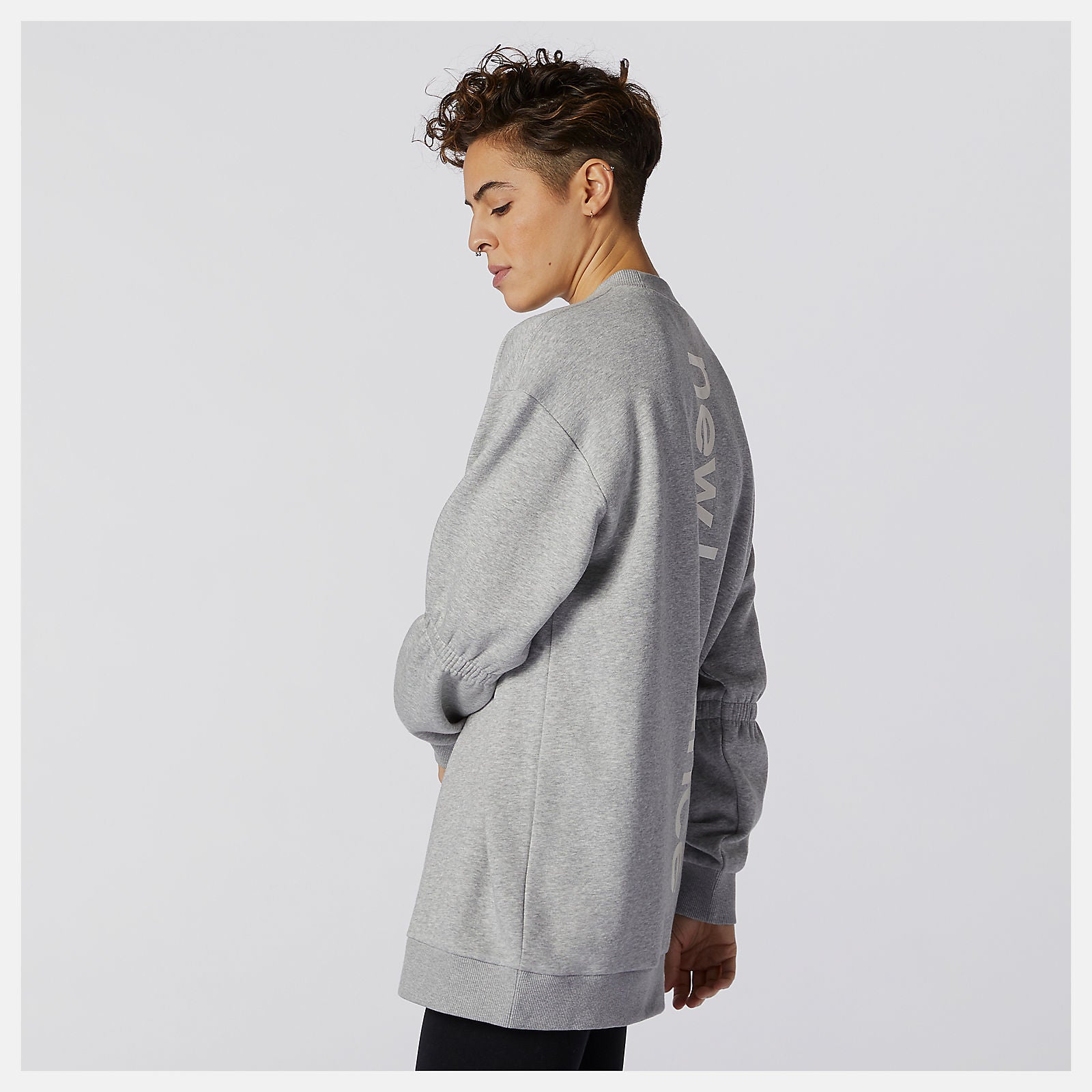 Athletic Grey Achiever Crew Sweatshirt New Balance Clothing
