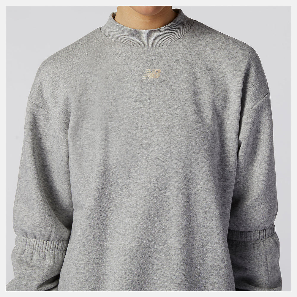 Athletic Grey Achiever Crew Sweatshirt New Balance Clothing