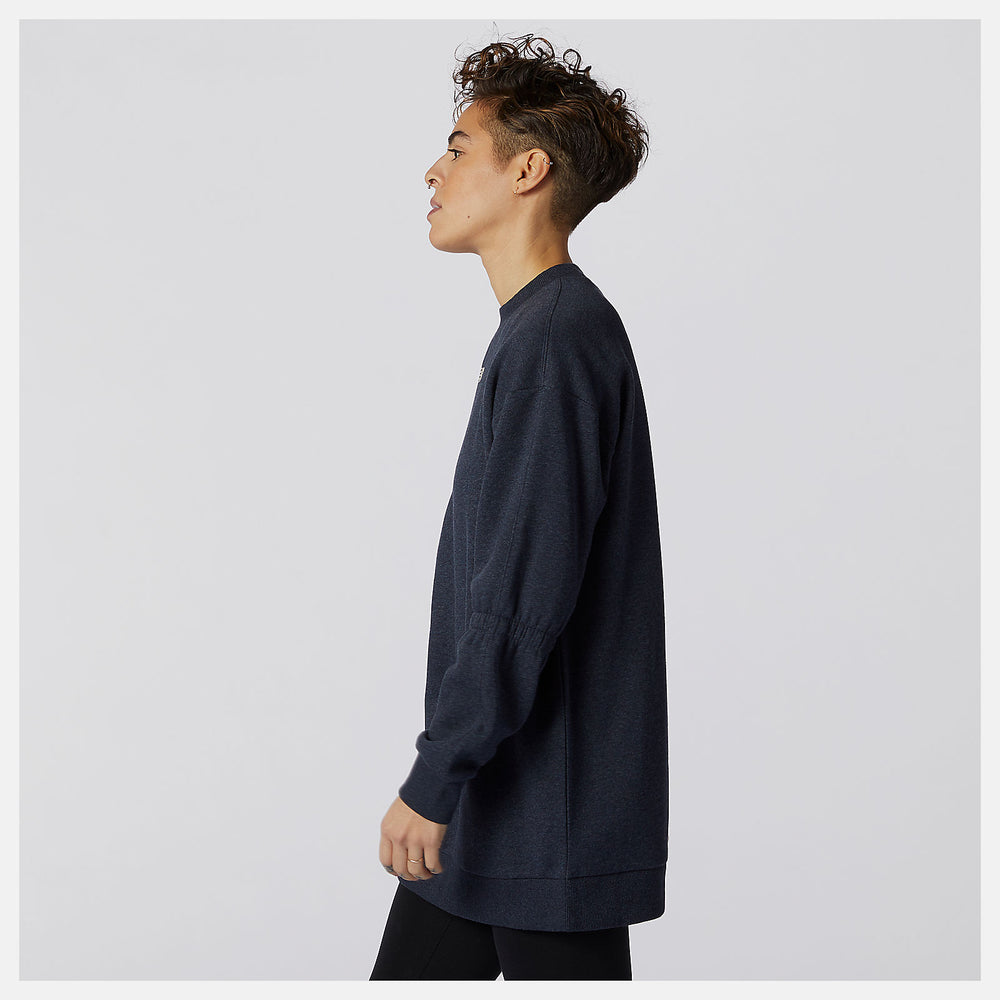 Eclipse Heather Achiever Crew Sweatshirt New Balance Clothing