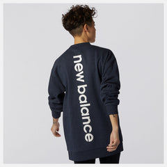 Eclipse Heather Achiever Crew Sweatshirt New Balance Clothing