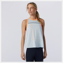 Uv Glo Printed Fast Flight Tank New Balance Clothing