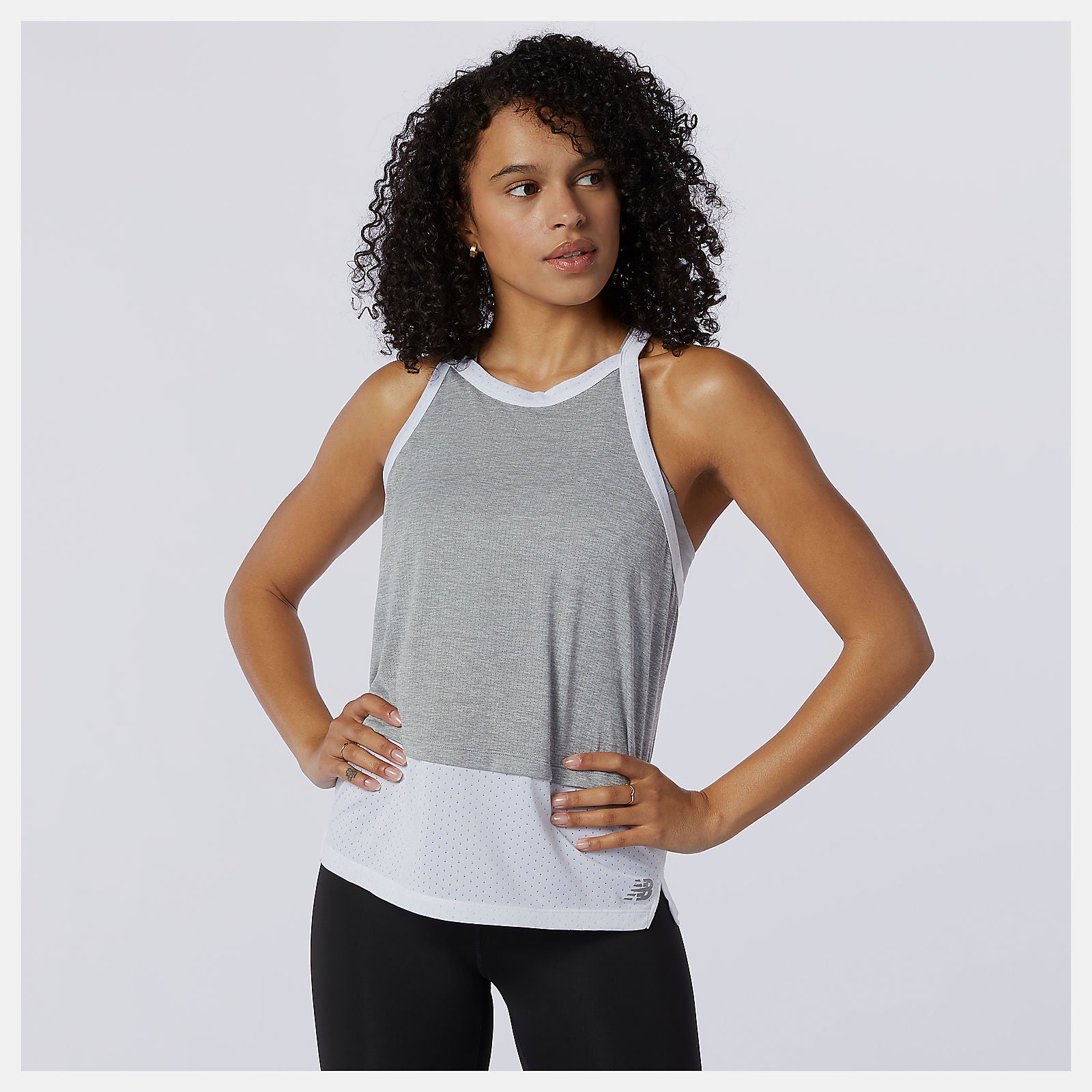 Athletic Grey Impact Run Hybrid Tank New Balance Clothing