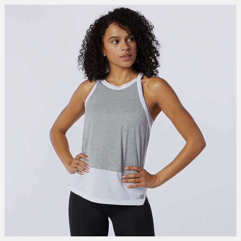 Athletic Grey Impact Run Hybrid Tank New Balance Clothing