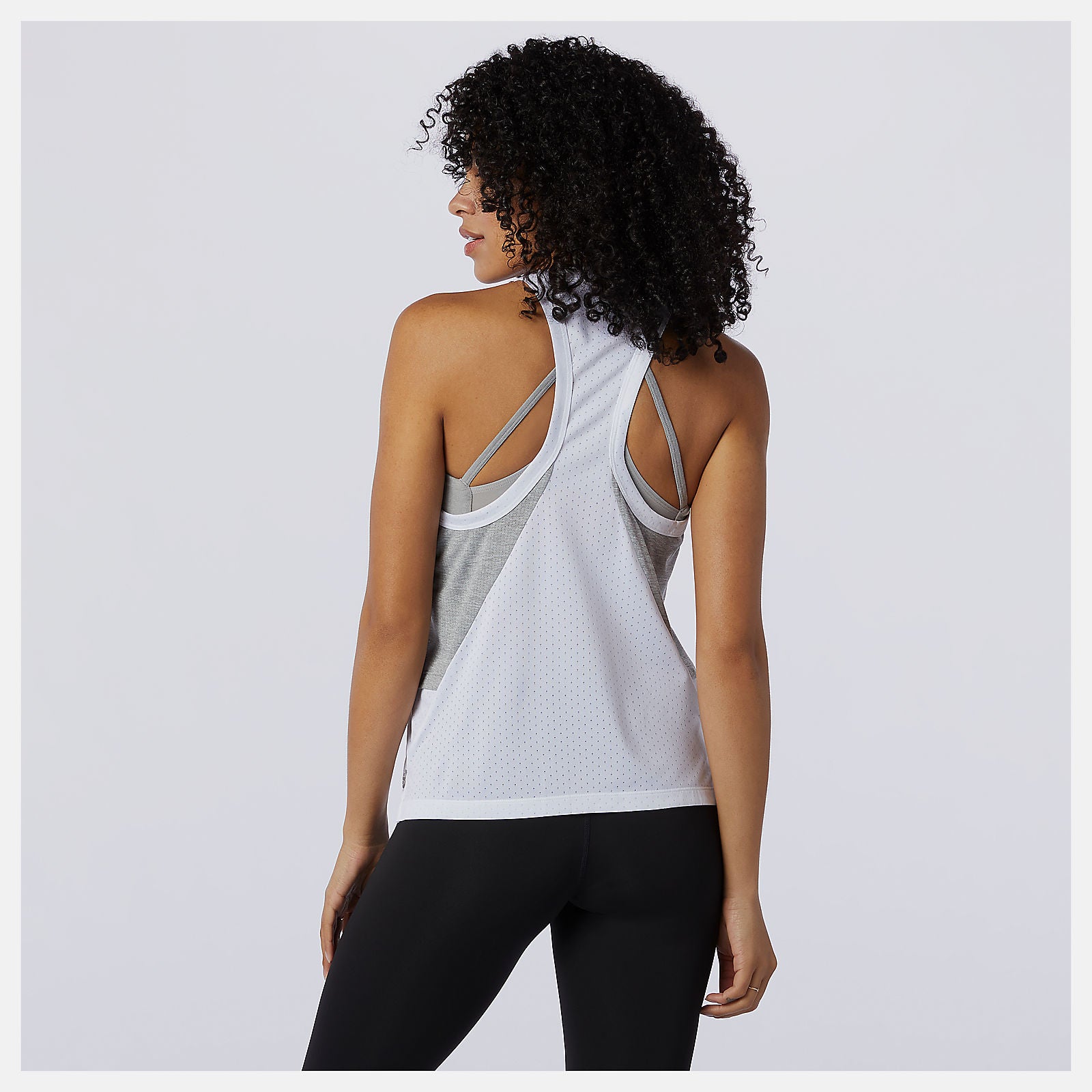 Athletic Grey Impact Run Hybrid Tank New Balance Clothing