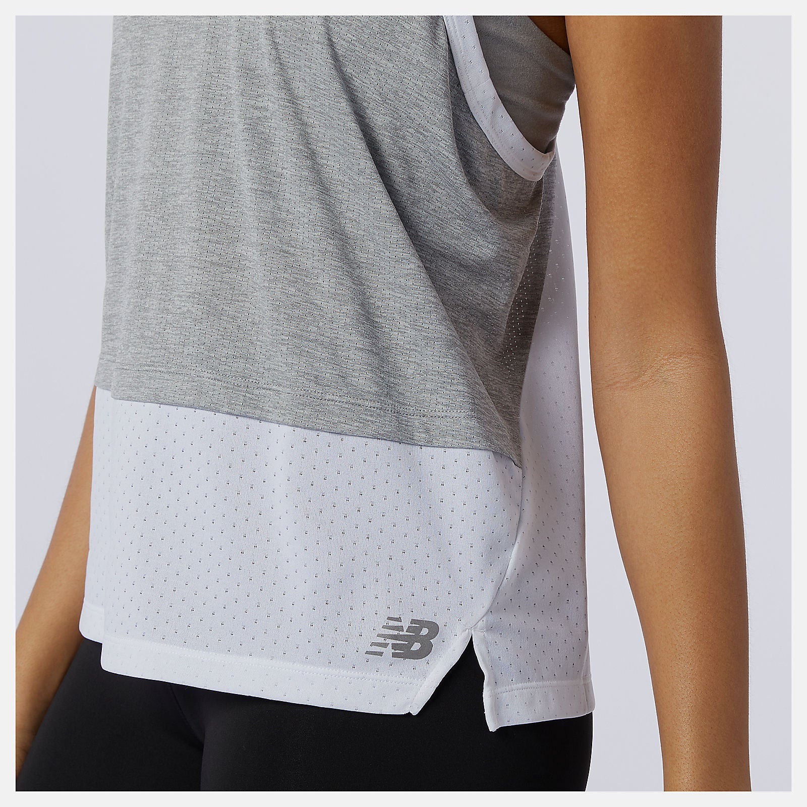 Athletic Grey Impact Run Hybrid Tank New Balance Clothing