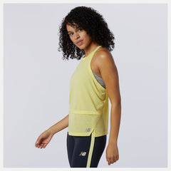 Yellow Impact Run Hybrid Tank New Balance Clothing