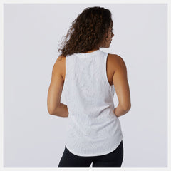 White Q Speed Fuel Jacquard Tank New Balance Clothing